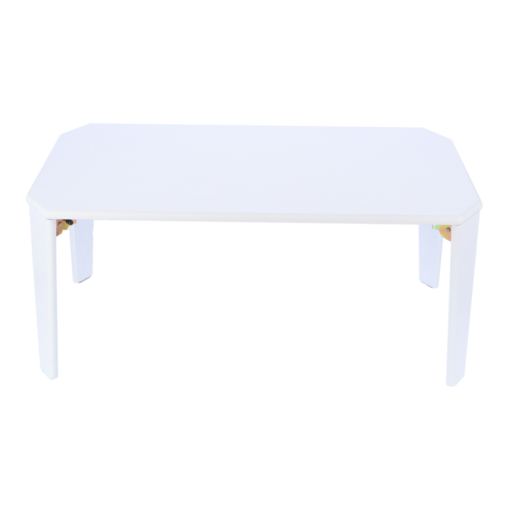 コーナン オリジナル 八角折畳 テーブル ホワイト 7550 約幅75Ｘ奥行 