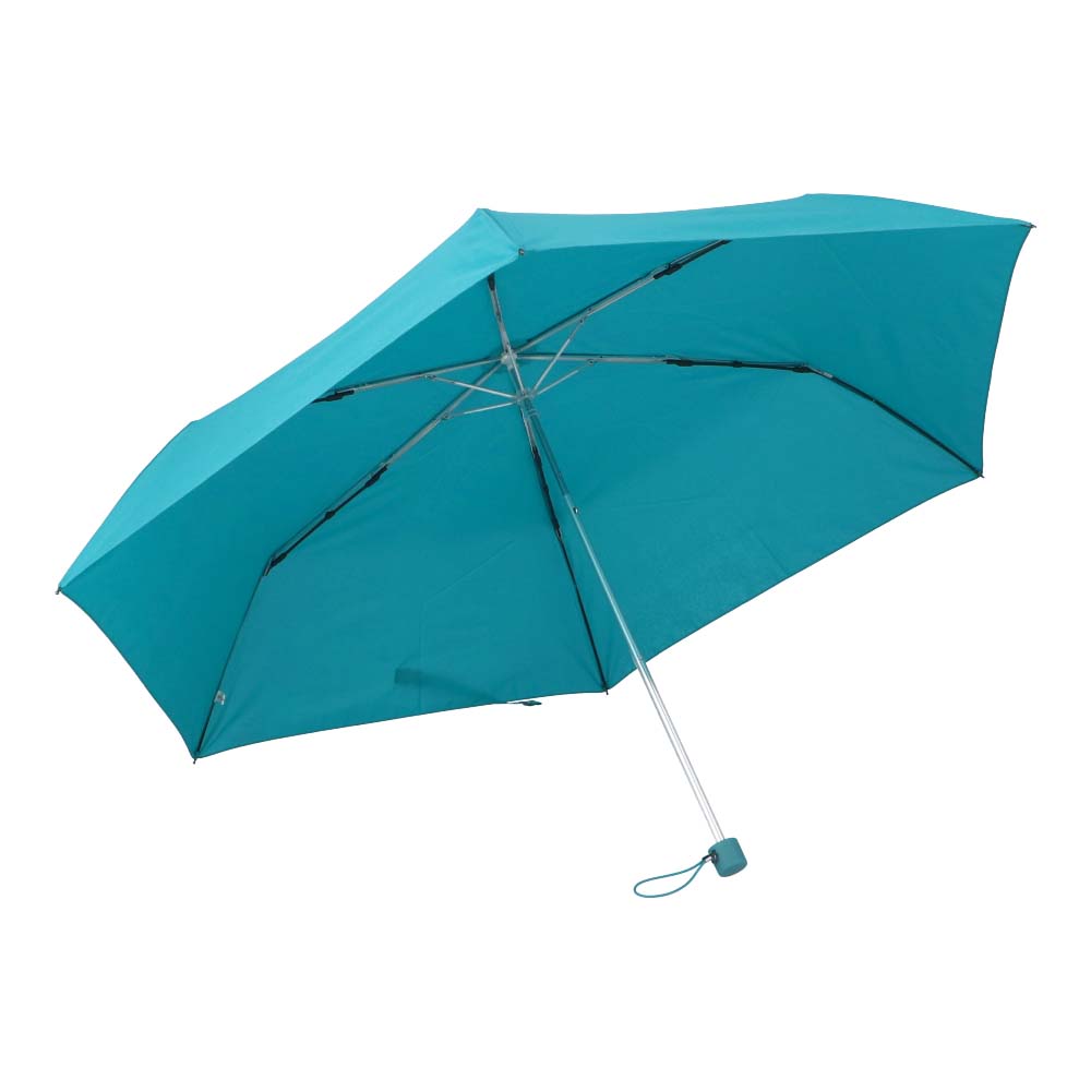 【アウトレット】LIFELEX　風に強い折畳傘　ＵＶ加工　晴雨　５５ｃｍ　エメラルド エメラルド