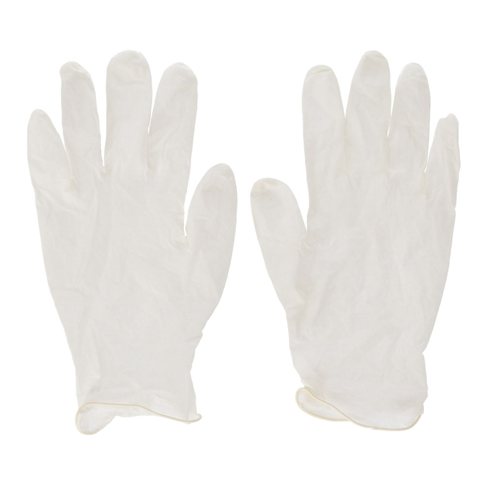 LIFELEX 天然ゴム手袋　Ｍ　１００Ｐ　ＫＨＫ０５－４９３４ Ｍサイズ