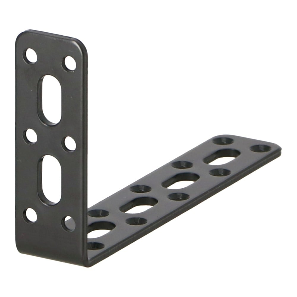 LIFELEX 接合金物L ブラック 2×4長穴 KR03-1166