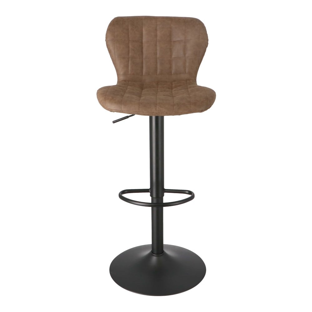 LIFELEX　背もたれ付き昇降カウンターチェア　ブラウン　ＣＧ－２１