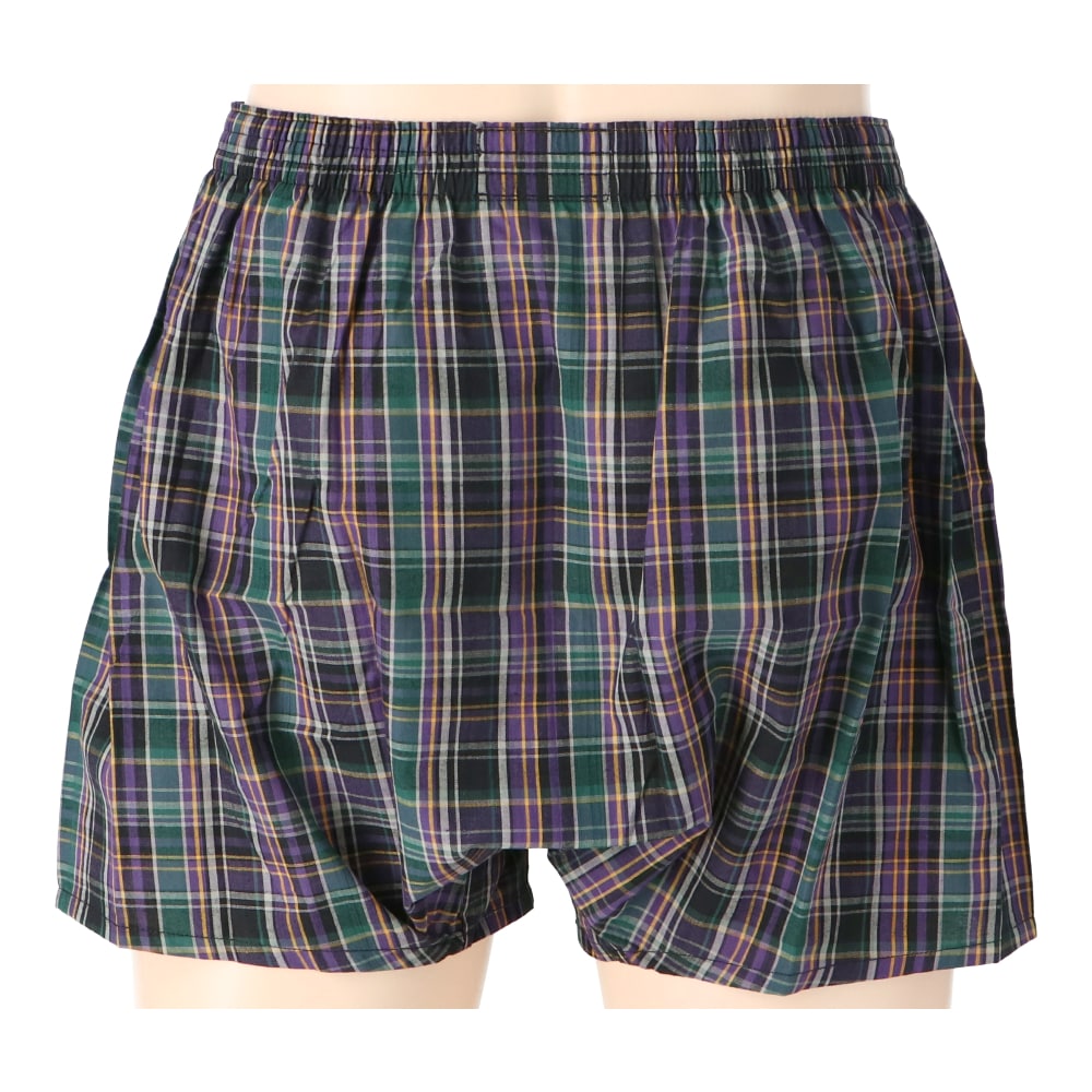 LIFELEX　トランクス　４Ｐ　マドラスチェックセット　ＬＬ マドラスチェックセット　ＬＬ