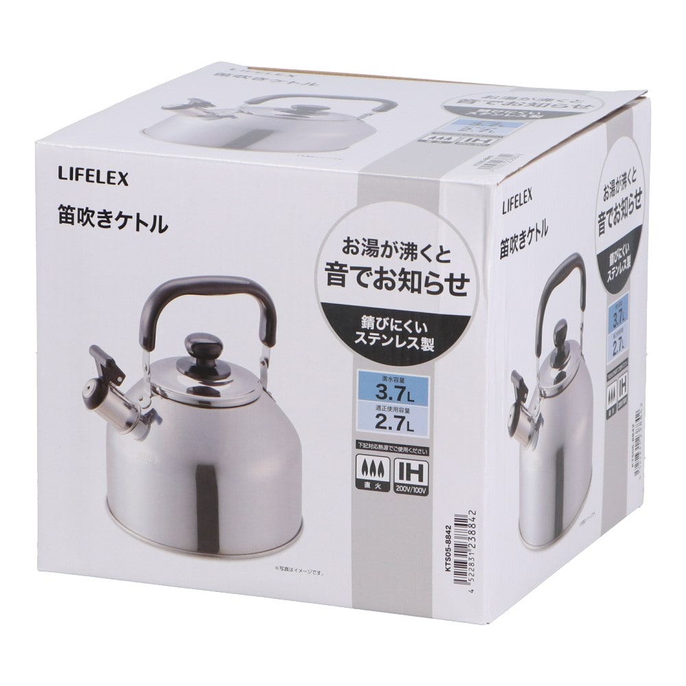 LIFELEX 笛吹きケトル　３．７Ｌ ３．７Ｌ