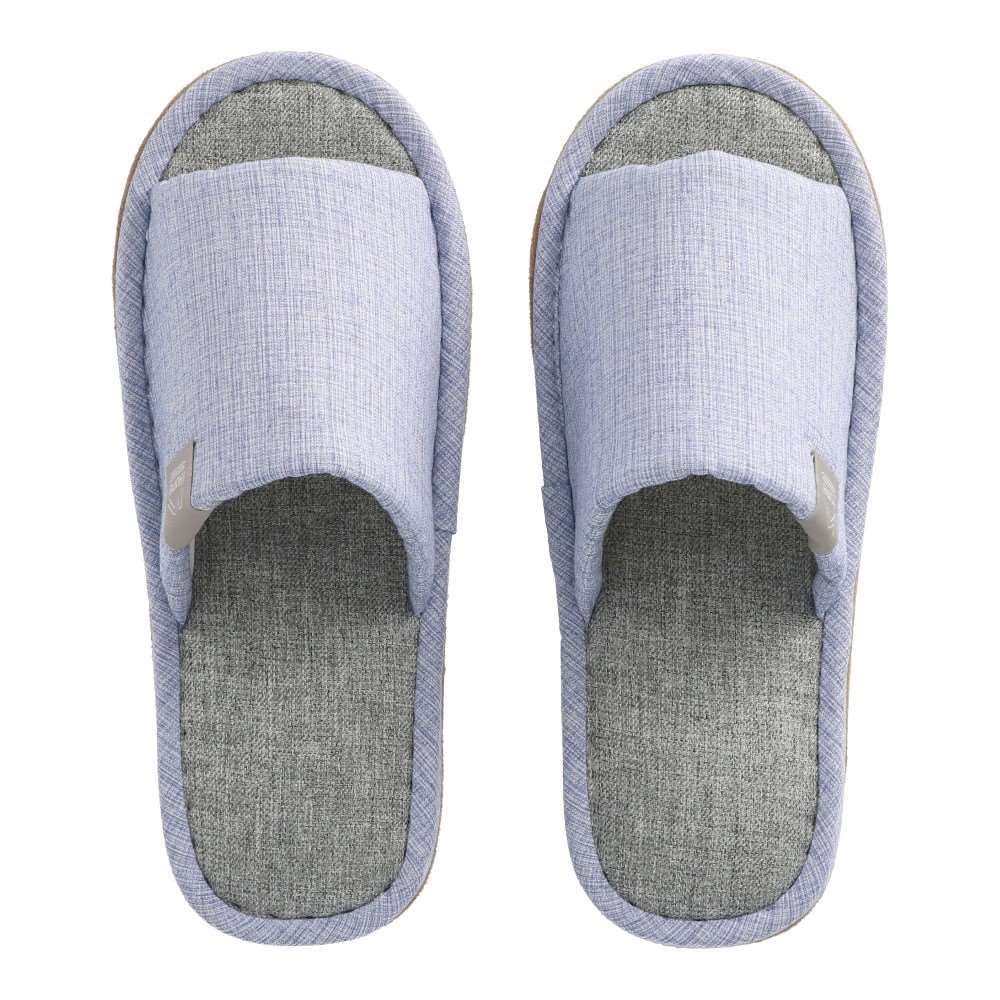 LIFELEX　シャンブレースリッパ　ブルー　Ｌ L