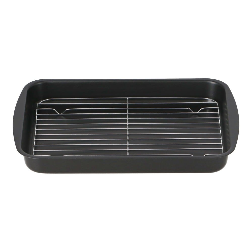 LIFELEX　ふっ素揚げ物トレー網付Ｌ　ＢＫ３３２４－４ L