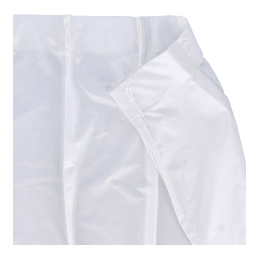 LIFELEX 消臭＋遮像＋遮熱・保温レースカーテン　リーネア＋　約幅１００×丈１９８ｃｍ　ホワイト 約幅１００×１９８ｃｍ