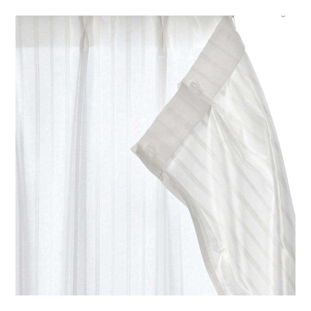 LIFELEX 採光＋遮像＋遮熱・保温レースカーテン　ラーヤ　約幅１００×丈１３３ｃｍ　アイボリー 約幅１００×１３３ｃｍ