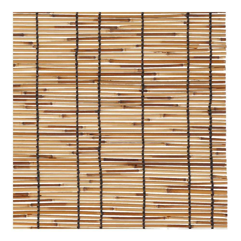 LIFELEX　丈夫な黒丸竹いぶしすだれ　60×135 60×135