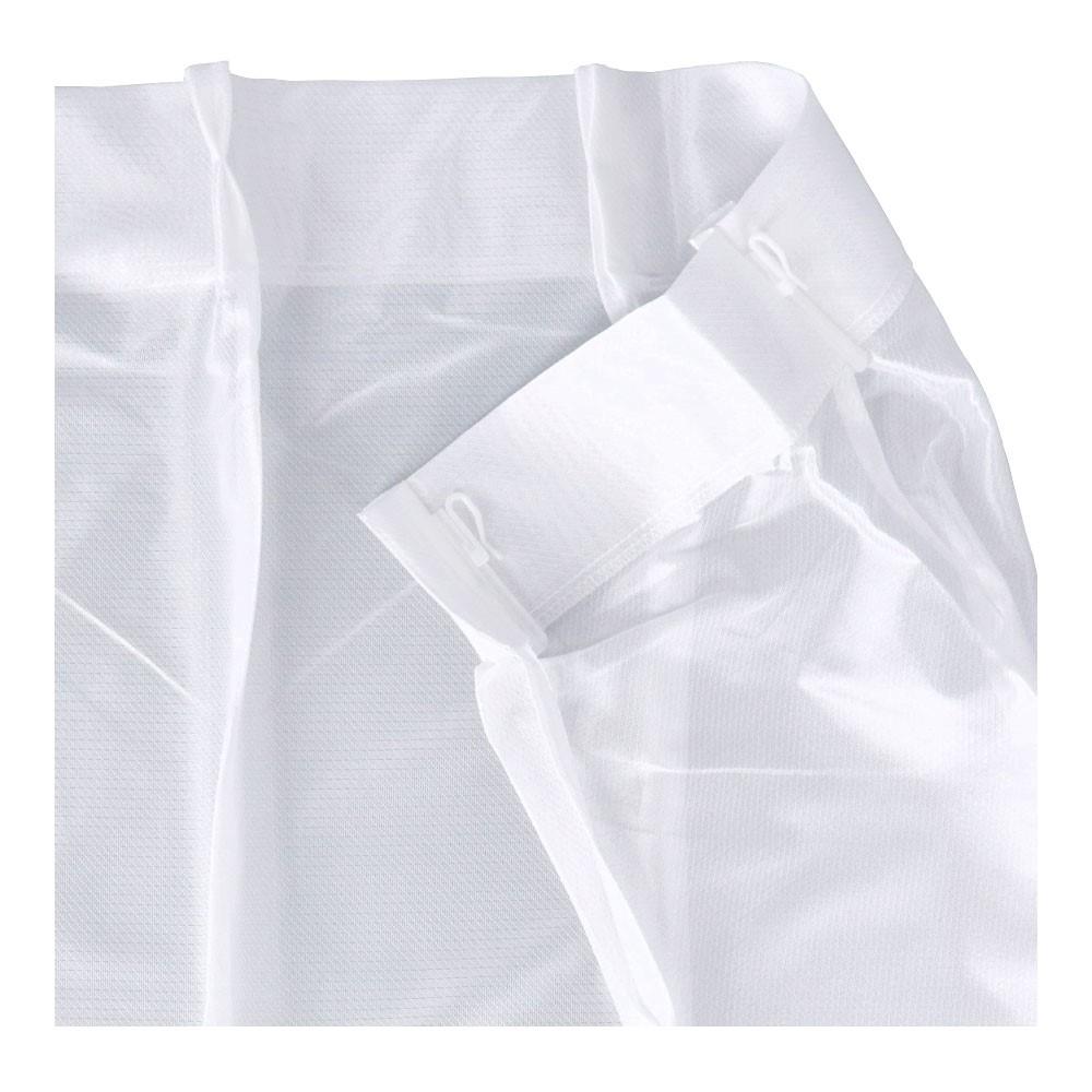 LIFELEX　ミラーレースカーテン　ディアゴ　２枚組　１００×１３３　ホワイト 幅100×丈133ｃｍ