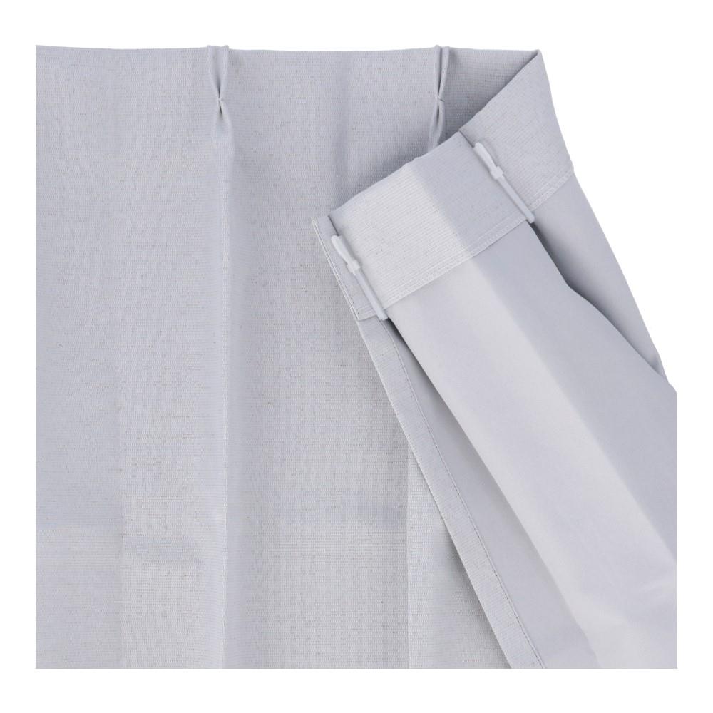 LIFELEX　遮音＋遮光＋遮熱・保温カーテン　スオノ　２枚組（タッセル付き）　１００×１３５　ホワイト 幅100×丈135ｃｍ