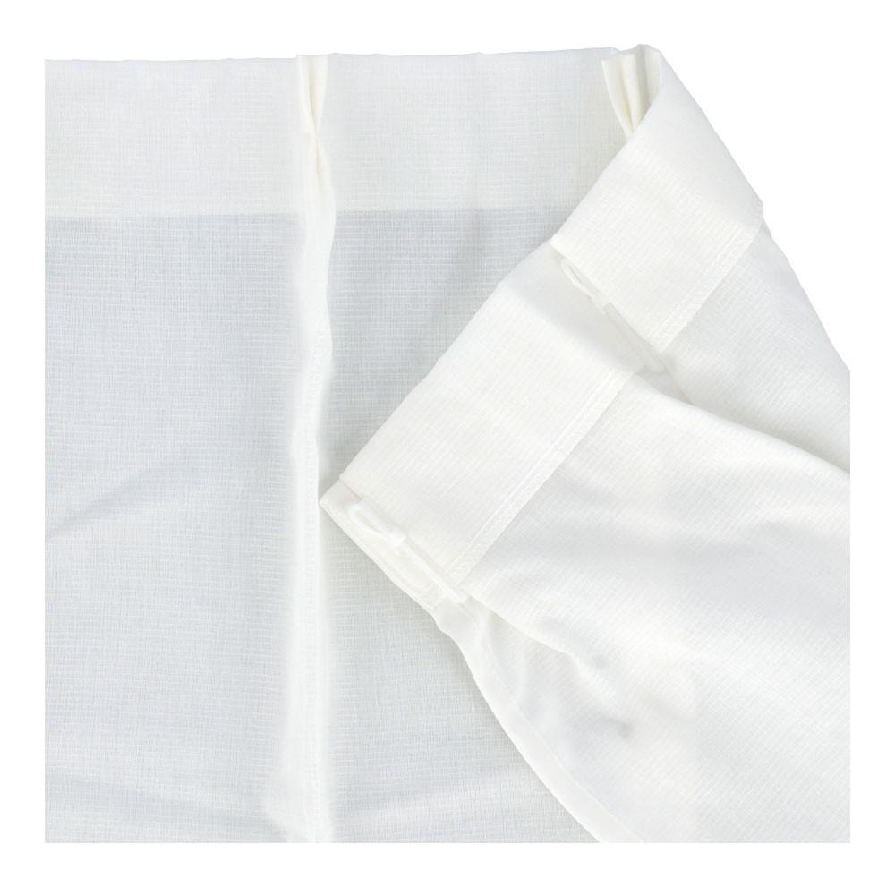LIFELEX　防汚通風遮像レース　ベンテ　100×108cm　アイボリー 丈108cm