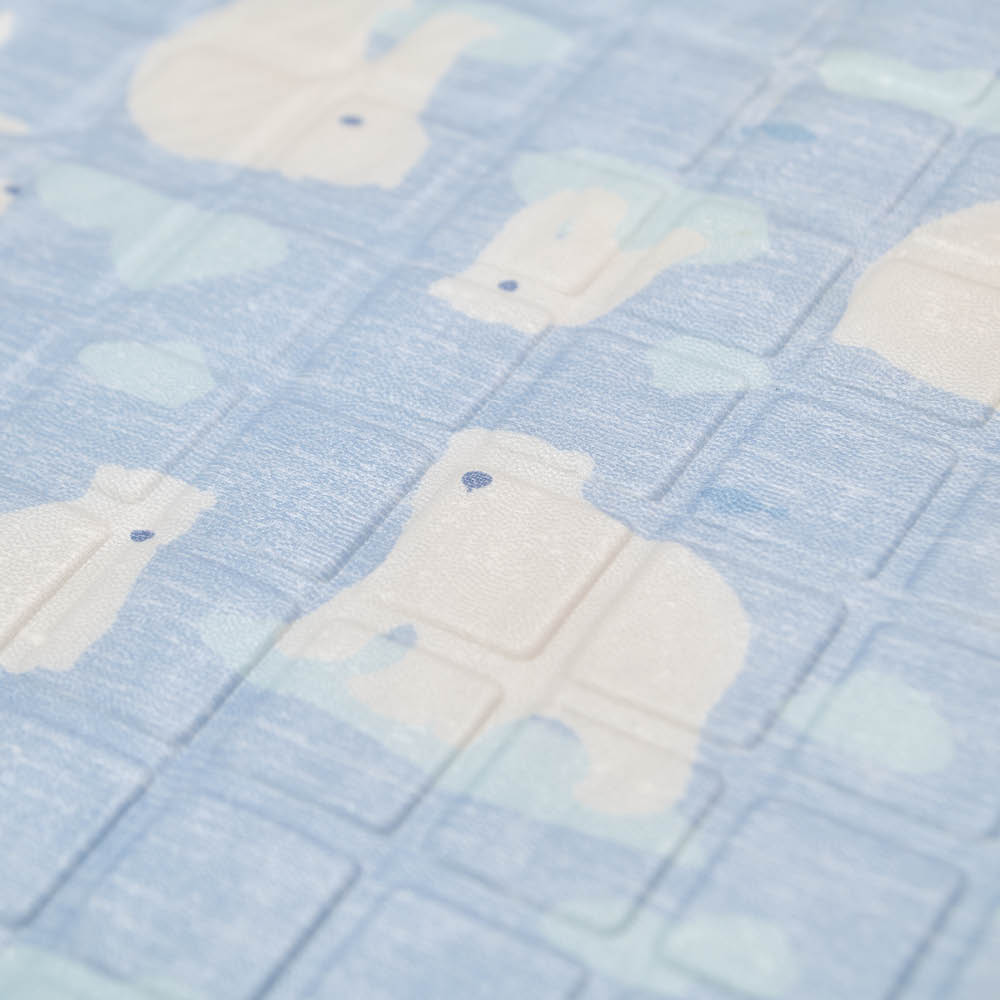 LIFELEX 保冷剤ポケット付 ひんやりあごのせジェルマット L HS12ー5852 ブルー L