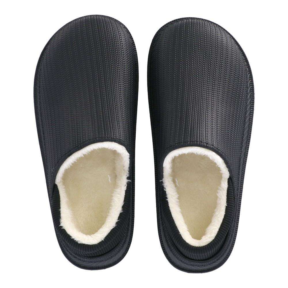 LIFELEX ＥＶＡリブ付サンダル　ＢＬＫ　２３．５～２４．５ｃｍ ２３．５～２４．５ｃｍ