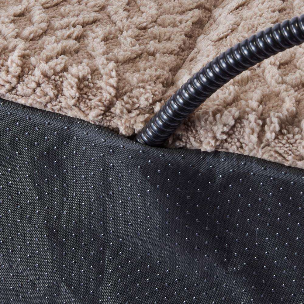 LIFELEX　テントベッド　Ｌ　ケーブルニット　グレージュ　ＱＲ１２－９６４１　２５ＡＷ Ｌ　ケーブルニット　グレージュ