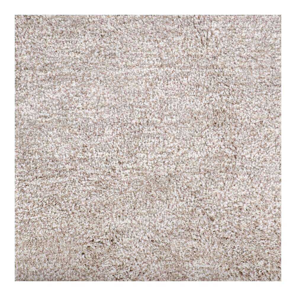 LIFELEX　やわらかタッチの防ダニソフトシャギーラグ　130×185　ベージュ 130×185cm