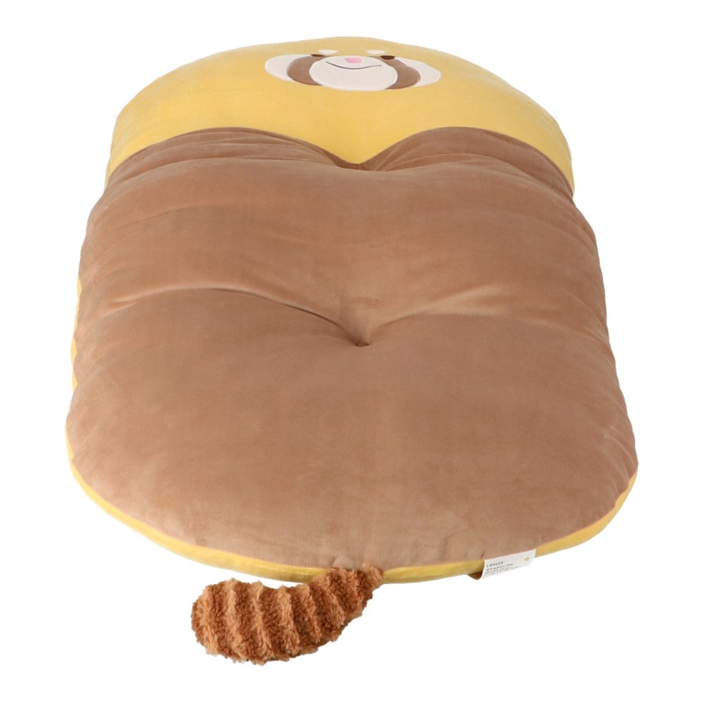 LIFELEX　モチモチアニマルロングクッション　レッサーパンダ　イエロー レッサーパンダ・イエロー