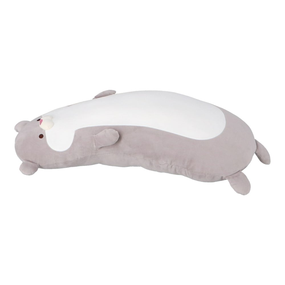 LIFELEX　モチモチアニマルだきまくら　カワウソ　グレー カワウソ・グレー
