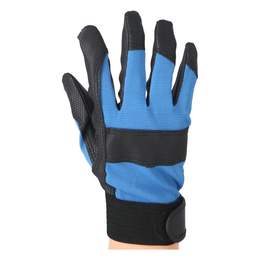 PROACT　合成皮革手袋　３双組　Ｌ　ブラック／ブルー／グレー３双組 L