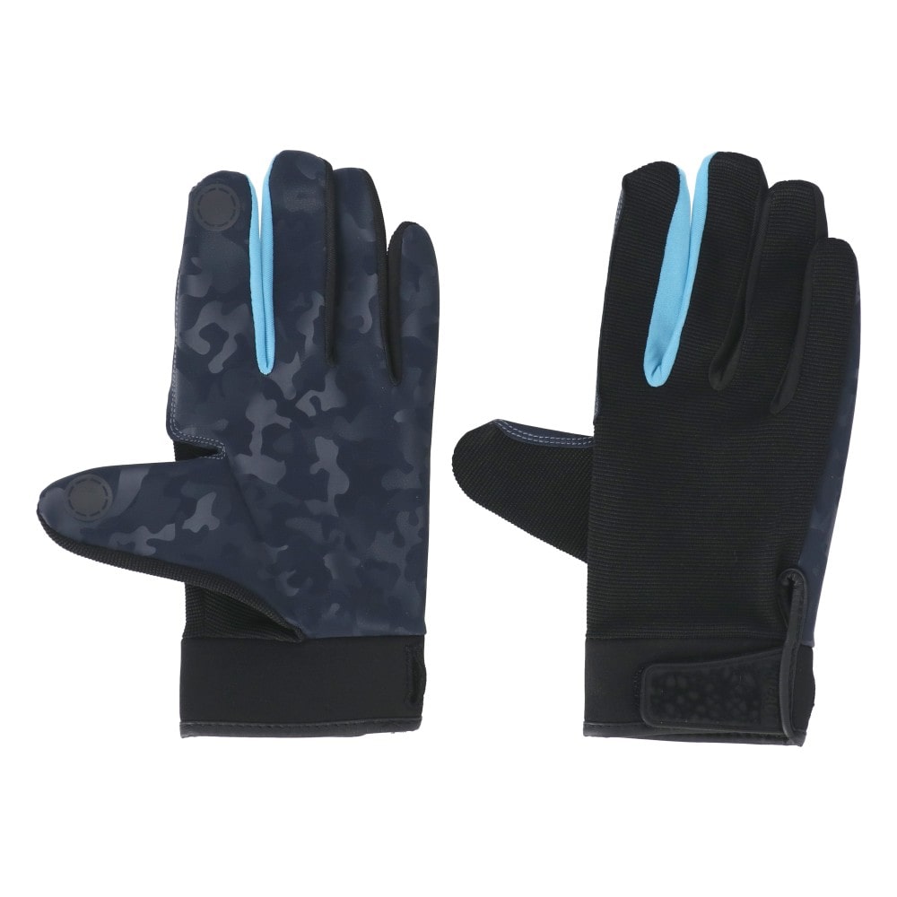PROACT　カモフラグリップ手袋　紺　ネイビー　Ｌ ネイビー　Ｌ