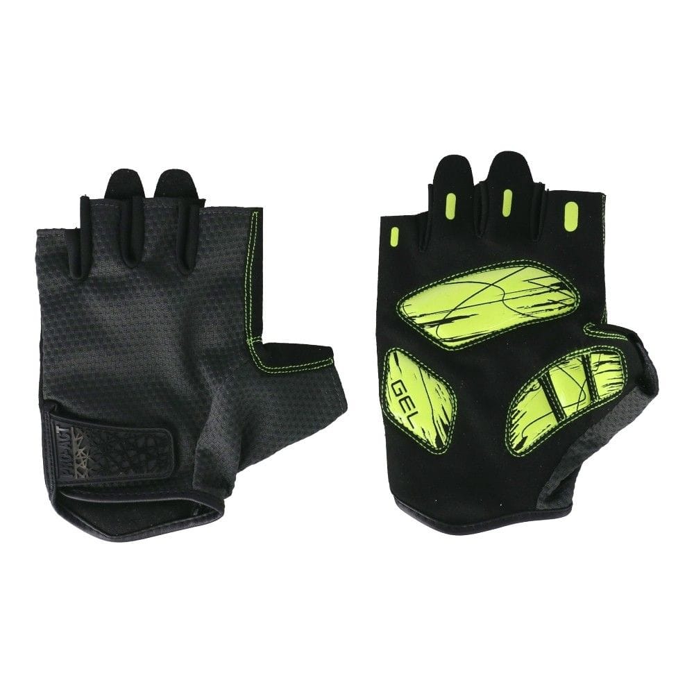 PROACT　シリコングリップ手袋　指切　ブラック　ＬＬ LL