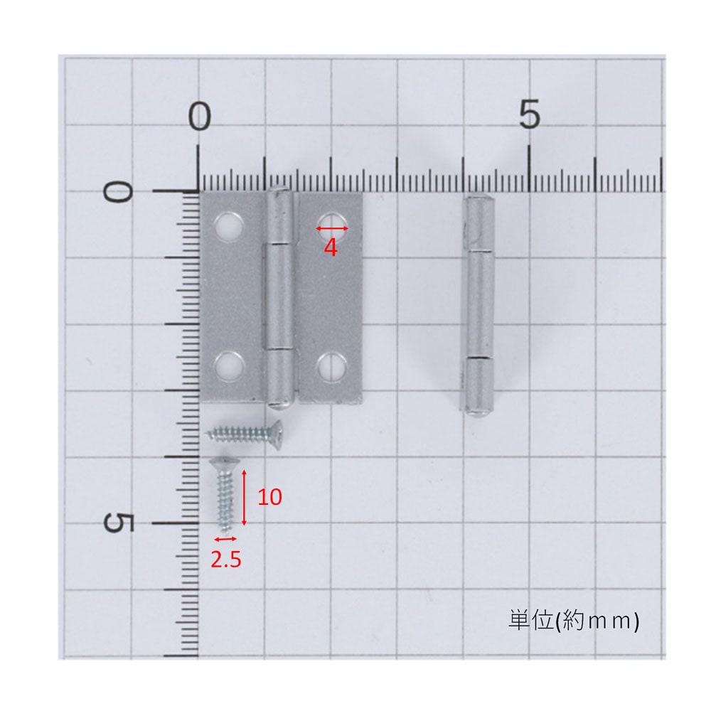 PROACT カラー丁番シルバー ３２ｍｍ ０３ＣＢ－３２ＳＬ ３２ｍｍ