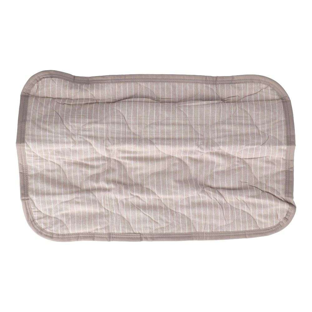 LIFELEX　ウオッシュコットンまくらパッド　モカストライプ まくらパッド モカストライプ