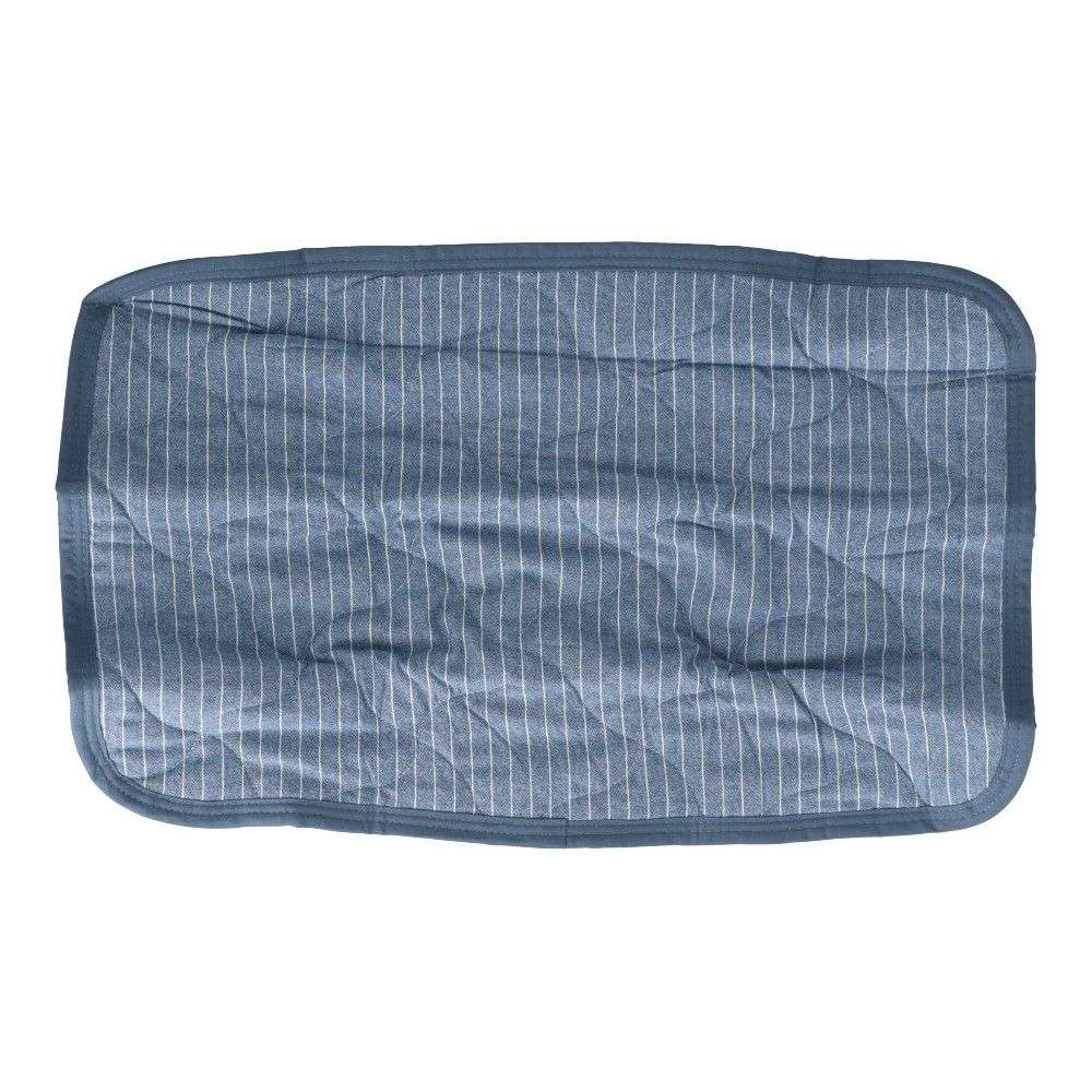 LIFELEX　ウオッシュコットンまくらパッド　ブルーストライプ まくらパッド ブルーストライプ