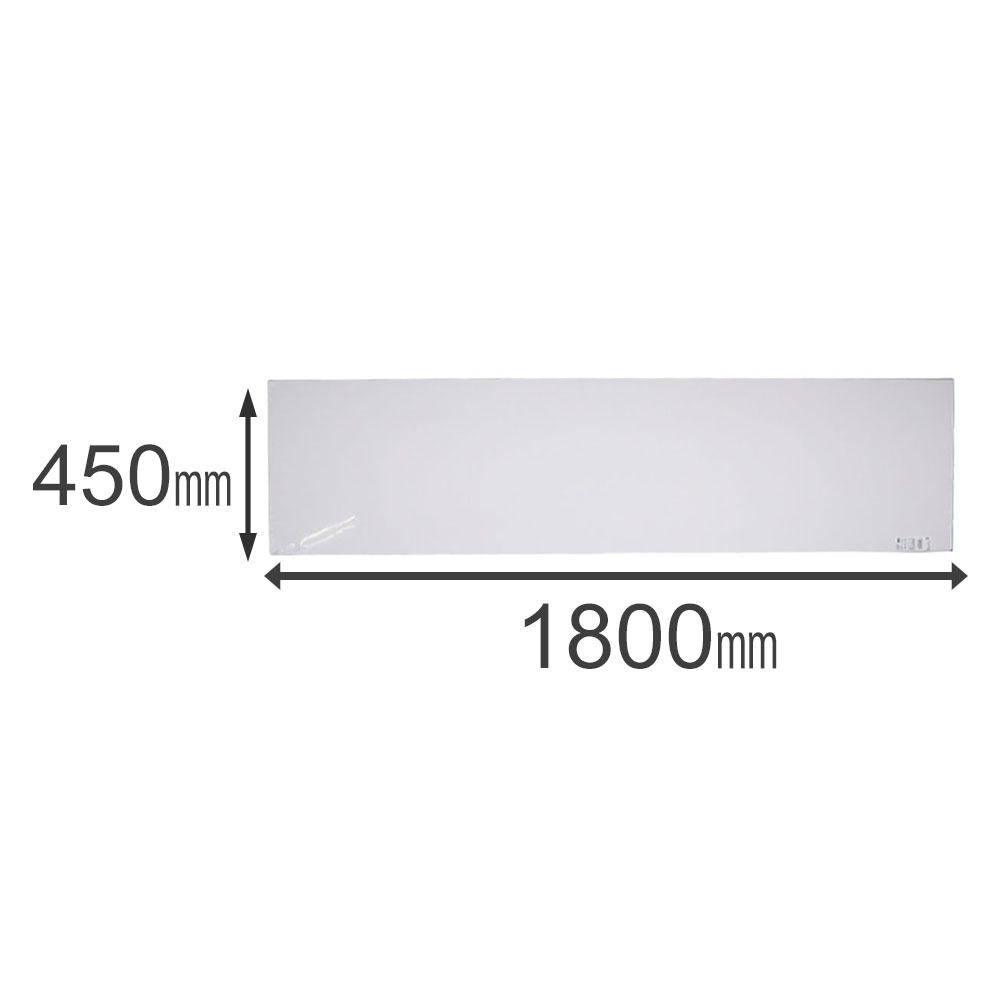 カラー棚板　ホワイト(単色)　約１８００×１６×４５０ｍｍ 1800×450