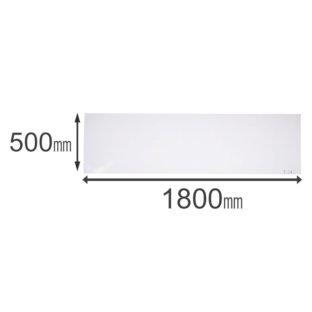カラー棚板　ホワイト(単色)　約１８００×１６×５００ｍｍ 1800×500