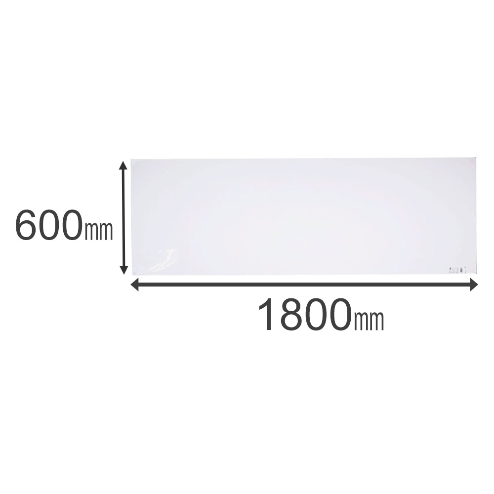 カラー棚板　ホワイト(単色)　約１８００×１６×６００ｍｍ 1800×600