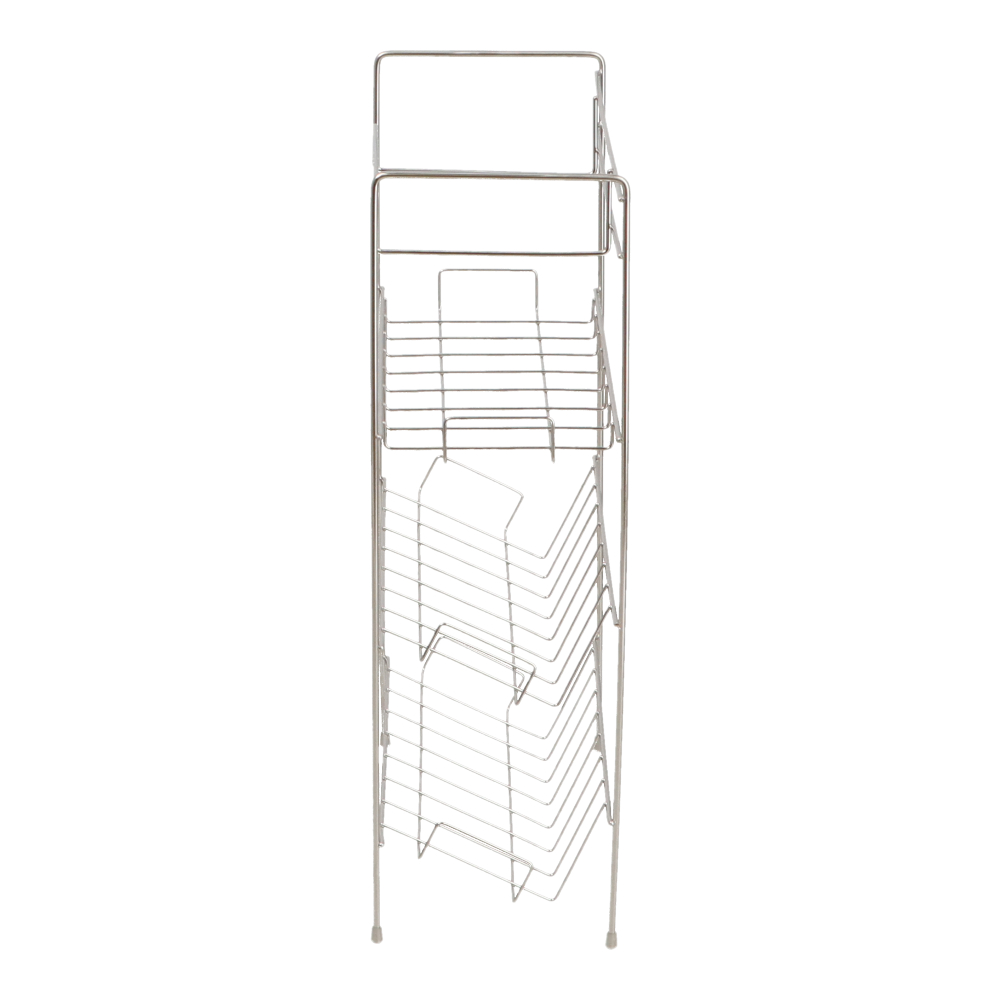 LIFELEX　ステンレスバスラック３段　ＣＪ２１－４４２７　シルバー 3段
