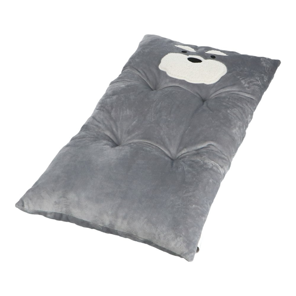 LIFELEX フランネル長座布団アニマル 60×110 イヌ イヌ