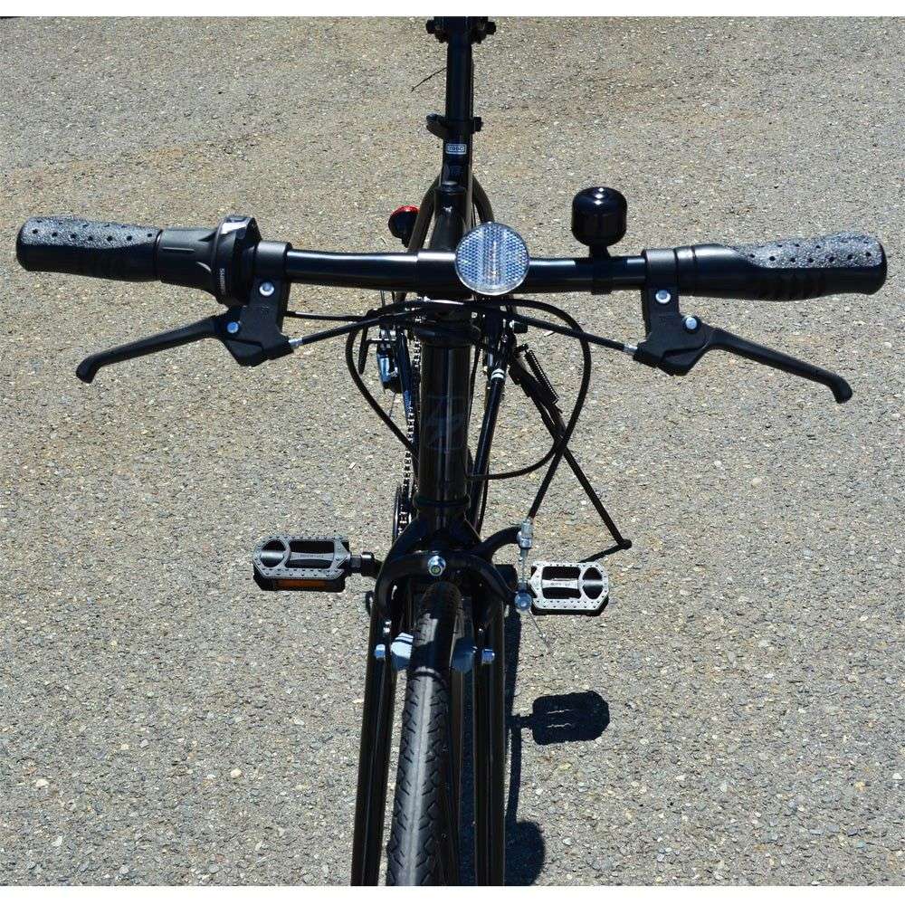 SOUTHERNPORT 700Cクロスバイク外装6段 艶ブラック 25-CRT700C（KN）（BK）