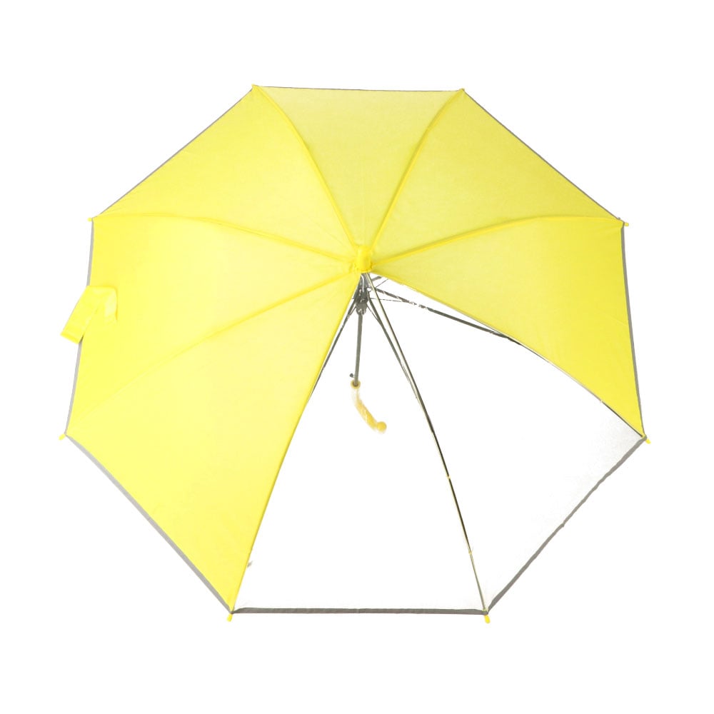 LIFELEX　学童用　窓付き長傘　イエロー　５５ｃｍ イエロー