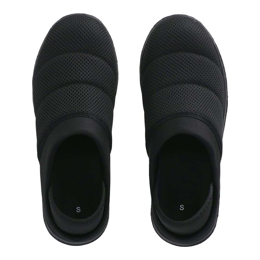 LIFELEX　メッシュサンダル　かかと有り　ブラック　Ｓ S