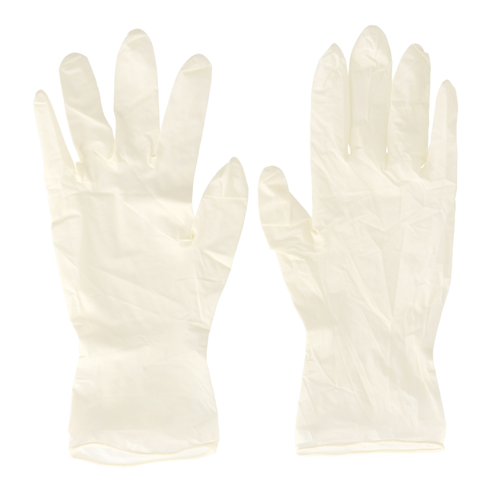 LIFELEX　天然ゴム手袋Ｓ　１００枚入り　ＷＨパウダー無し　食品対応 S