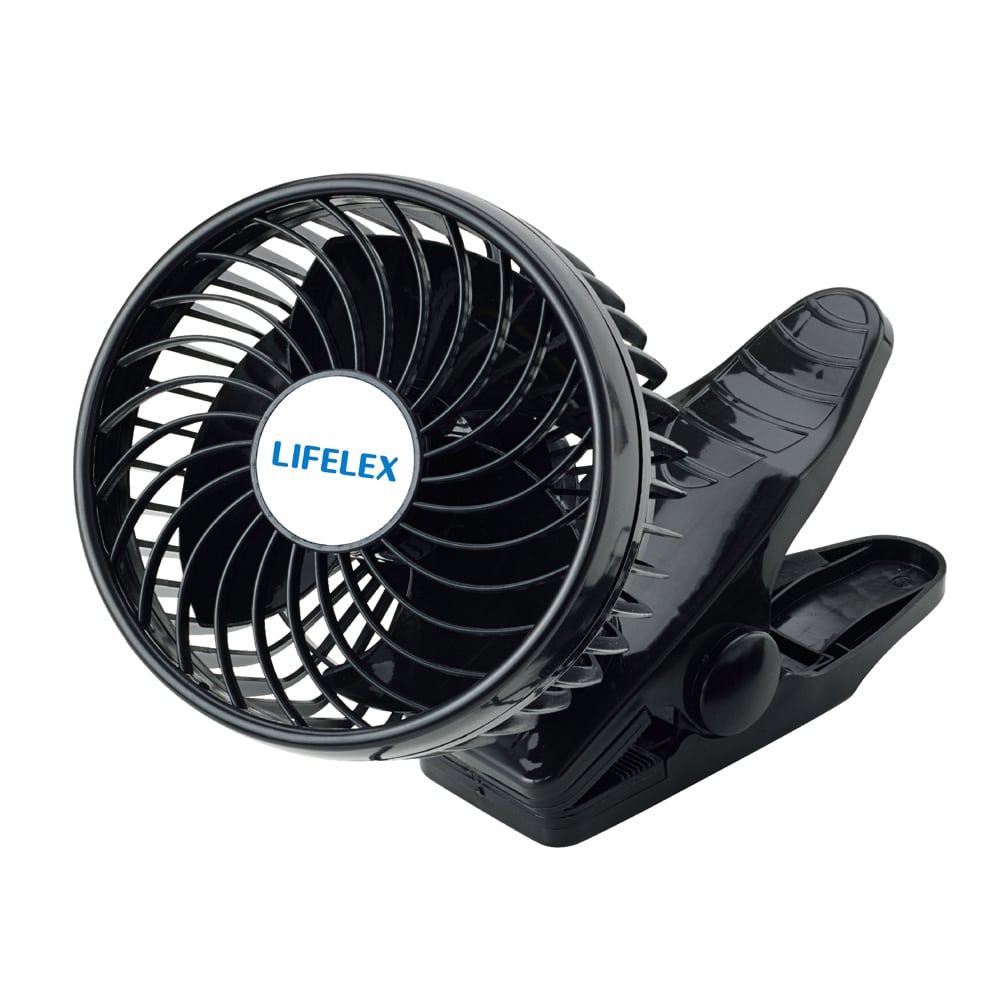 クリップ式カーファン（車用扇風機）KYK-4913 12Vクリップ式