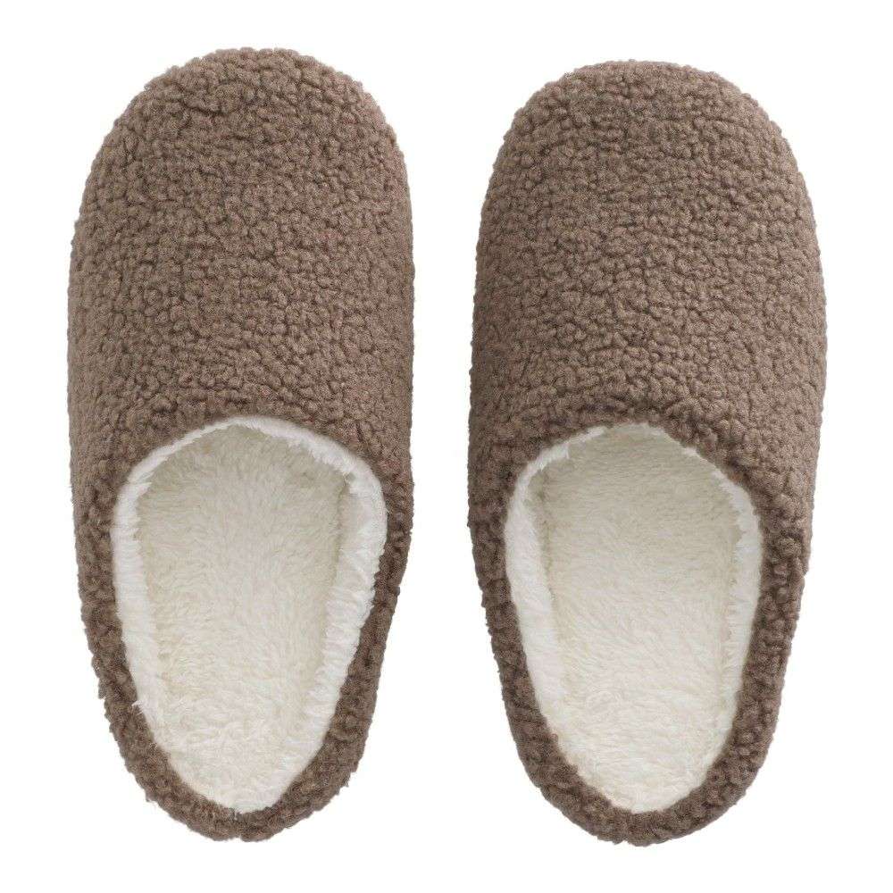 LIFELEX　ルームシューズ　シープボア　ブラウン　Ｍ ブラウン　Ｍ