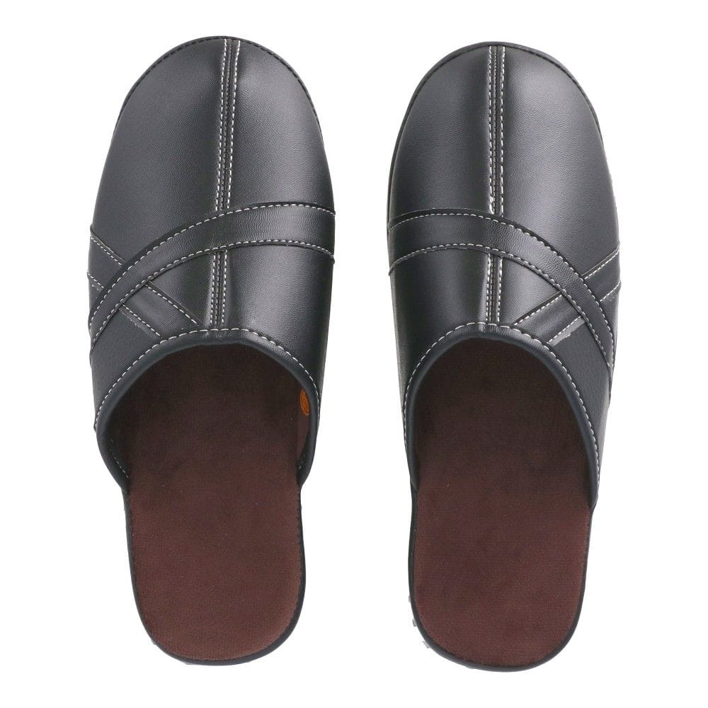 LIFELEX　紳士起毛サンダル　ブラック　Ｍ（２４．５－２５．５ｃｍ） ブラック　Ｍ