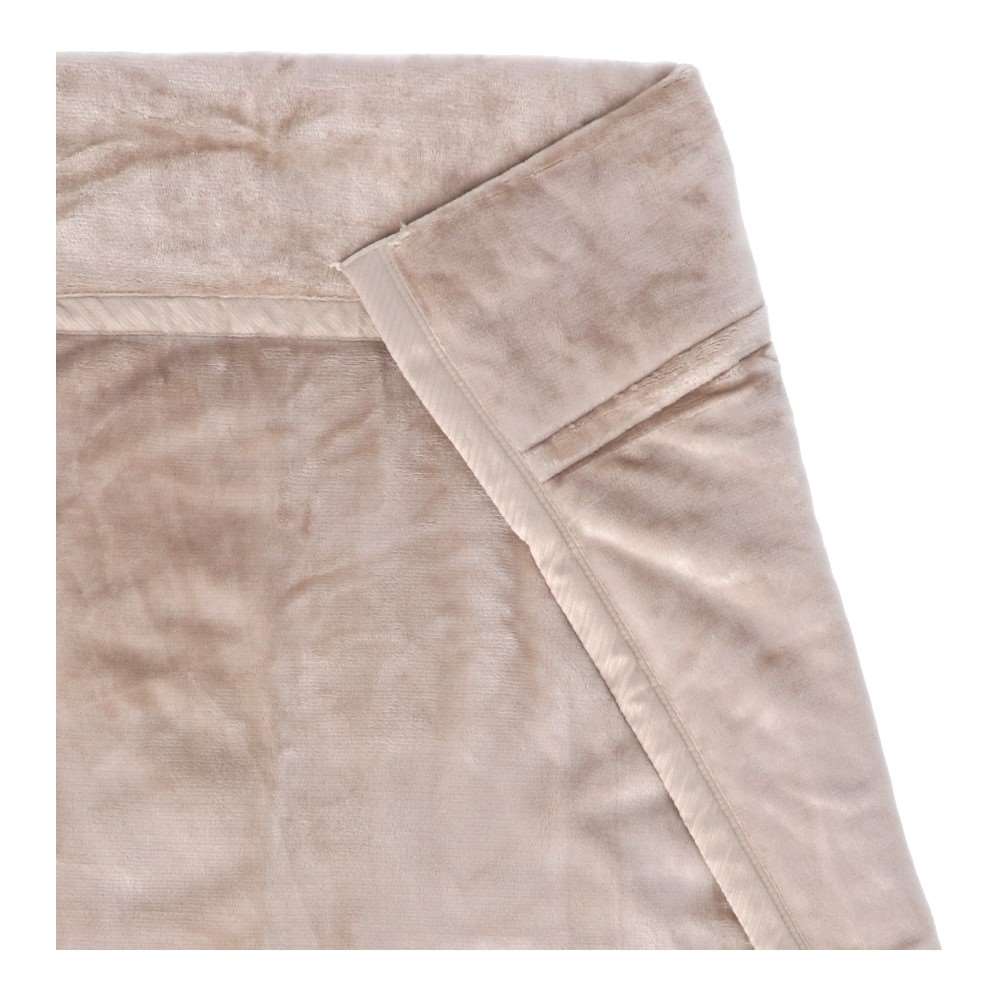 LIFELEX Wウォーム2枚合わせ中わた毛布 CREAM S MO ＭＯ
