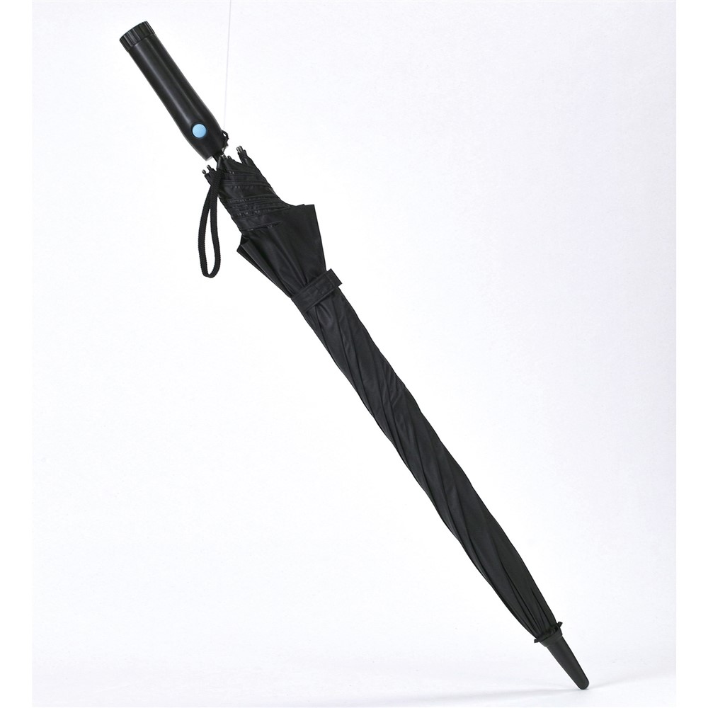 スパイス(SPICE)　ファンファンパラソル　扇風機付き日傘５８．５cm　ＨＨＬＧ２１５０　ブラック ブラック