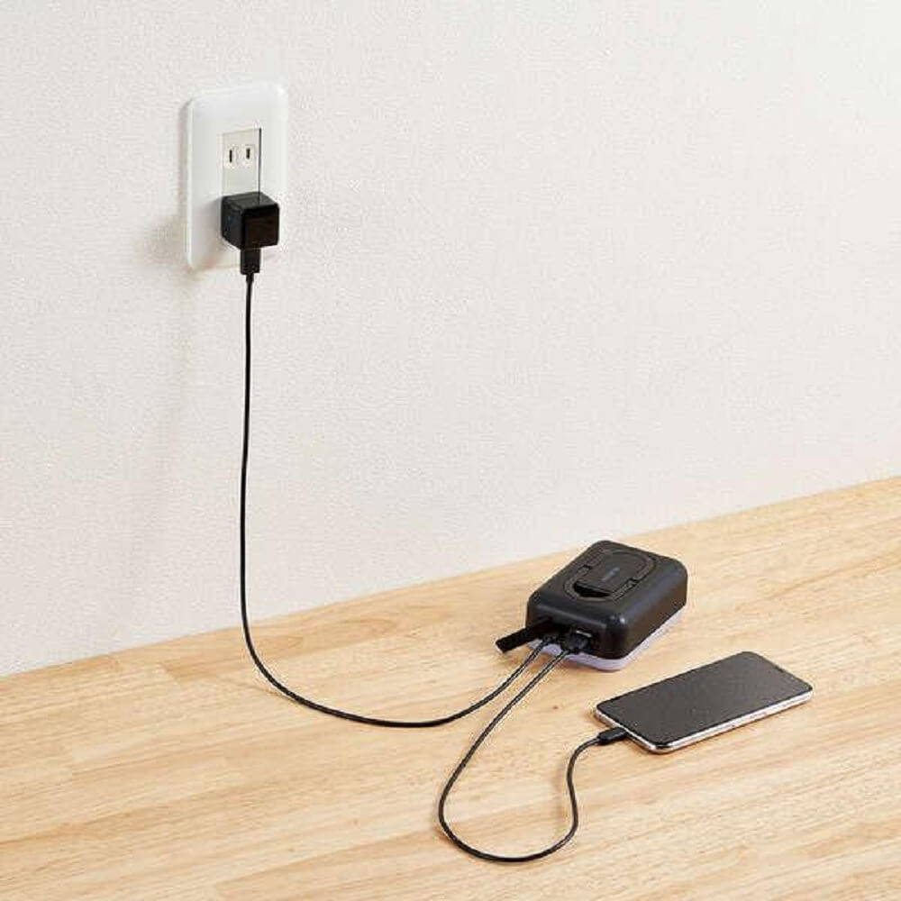 モバイルバッテリー 6700mAh DE-M21L-6700BK