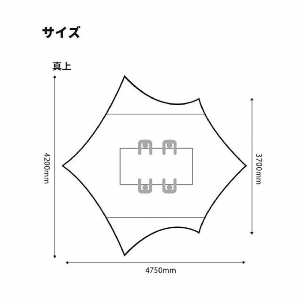 ブービーヘキサタープ オリーブ CH62-1827-M103
