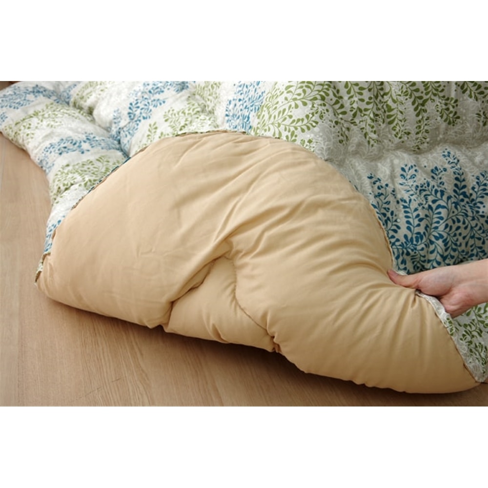 イケヒコ・コーポレーション(IKEHIKO)　こたつ布団 正方形 国産  掛け単品 ブルー 約205×205cm　「ベイシス 掛」 ブルー 正方形