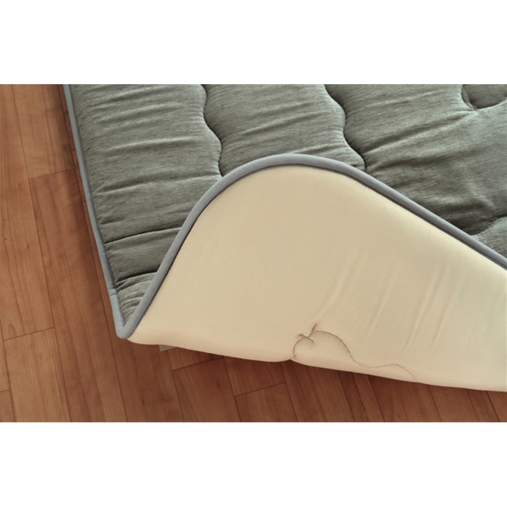 イケヒコ・コーポレーション(IKEHIKO)　こたつ布団 長方形大 撥水ラグ ふっくらタイプ グレー 約190×240cm　「撥水モデルノ F敷」 グレー 長方形大
