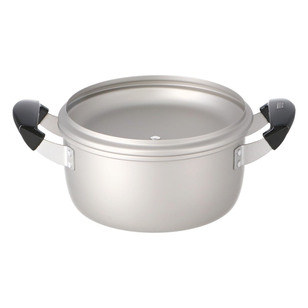 LIFELEX　アルマイト加工アルミ両手鍋２０ｃｍ　ＤＨ２０ＳＬ－Ｘ　シルバー 20cm