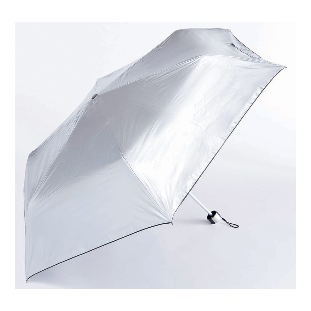 LIFELEX　遮熱機能付晴雨兼用折りたたみ傘　６０ｃｍ　シルバー シルバー