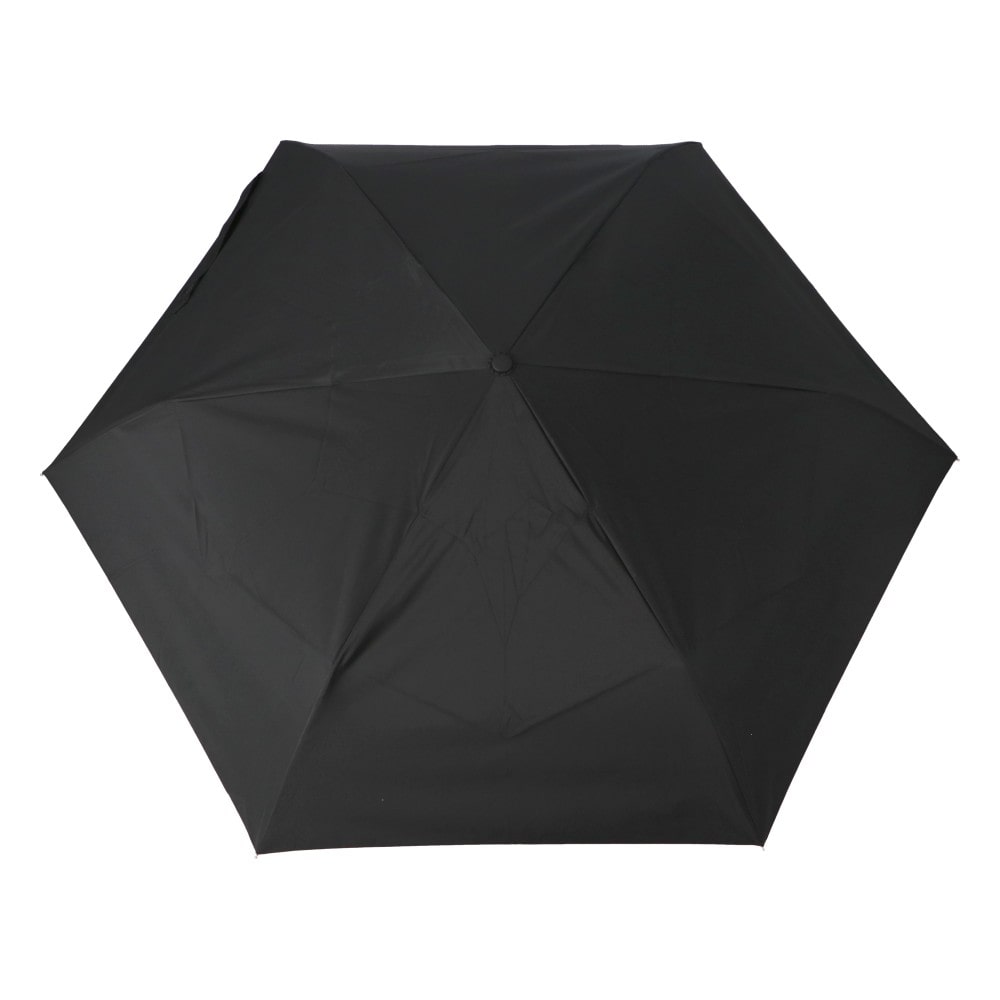 LIFELEX　自動開閉・形状記憶機能付晴雨兼用折りたたみ傘　５５ｃｍ　ブラック ブラック