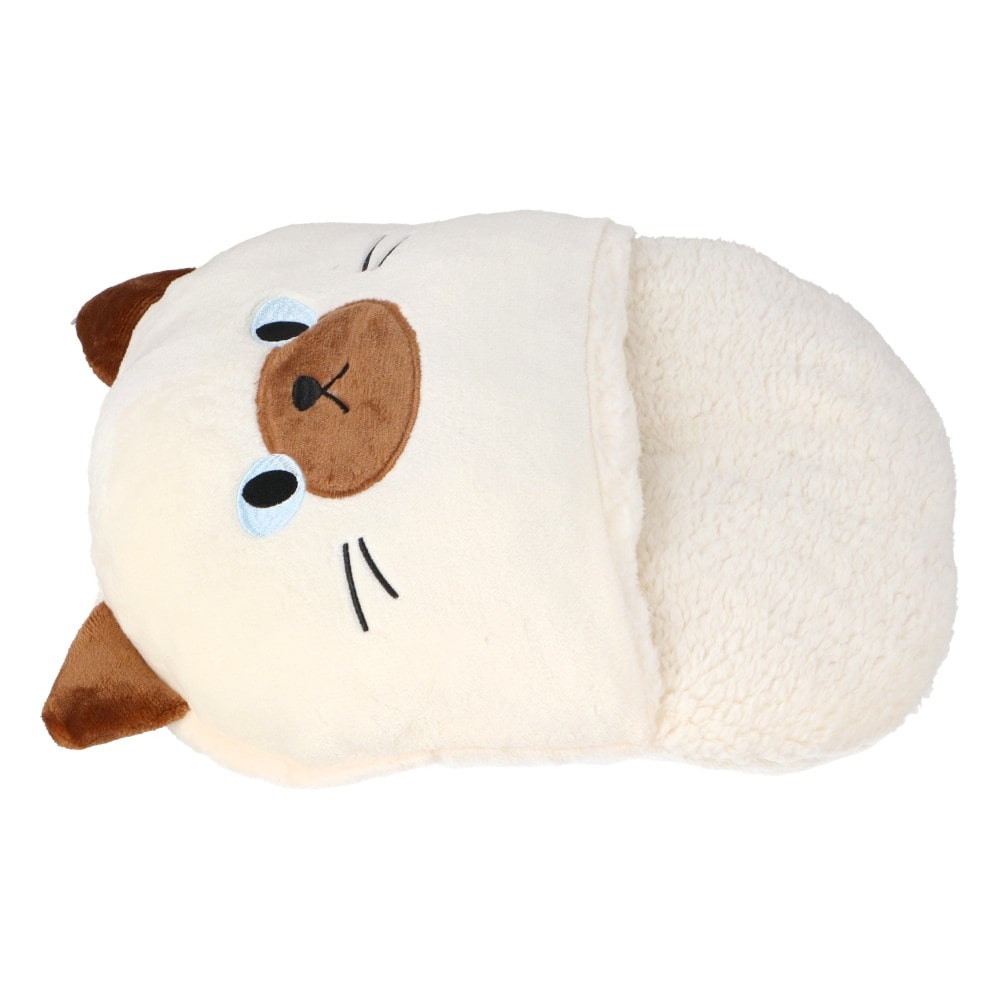 LIFELEX　足ポカクッションアニマル　ネコ　シャム　３５×４０ シャム