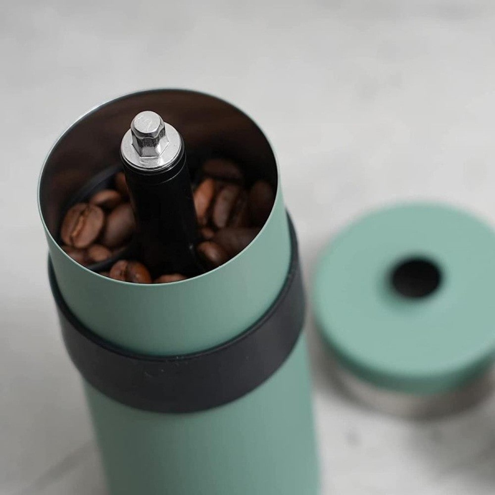 18-8ステンレスハンディーコーヒーミルS(ヴィンテージグリーン) UW-3546